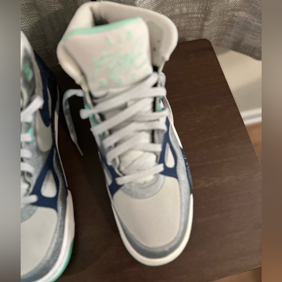 Nike flight 13 mid dusty grey and brave blue - Picture 4 of 9